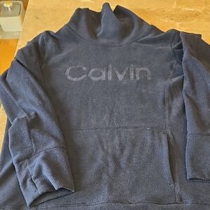 Calvin Klein Men's Navy Turtleneck Sweater